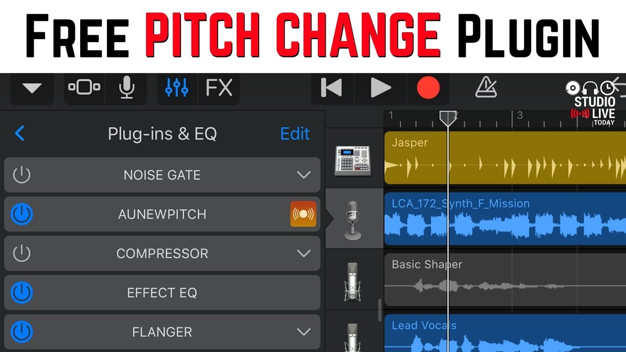 How To Change Your Voice On Garageband Ipad
